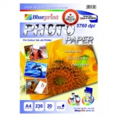 BLUEPRINT Photo Paper Size A4 230gsm BP-GPA4230 Isi 20 Lembar